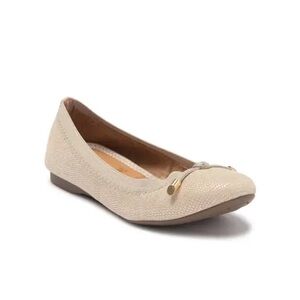 Me Too Kayla Lizard Embossed Leather Ballet Flat